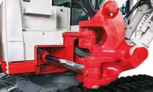 Amortiguador hidráulico para maquinaria pesada, componentes de suspensión para excavadoras y retroexcavadoras en excelente estado de uso y nuevas piezas de repuesto en todomop.com.