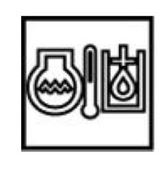 Contenedor de laboratorio con frascos y utensilios de experimentación para ciencias y química.