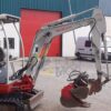 Miniexcavadora, Marca: TAKEUCHI, Modelo: TB219, Año fabricación 2014, Horas: 5058, equipada con enganche rápido mecánico, una instalacion, potenciometro,cazo de 40 y limpieza.