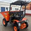 Dumper AUSA Modelo: D150 RMA, Año Fabricación 2019, Matriculado. Descarga en altura frontal. Tracción 4x2. Transmisión mecánica 4 velocidades.