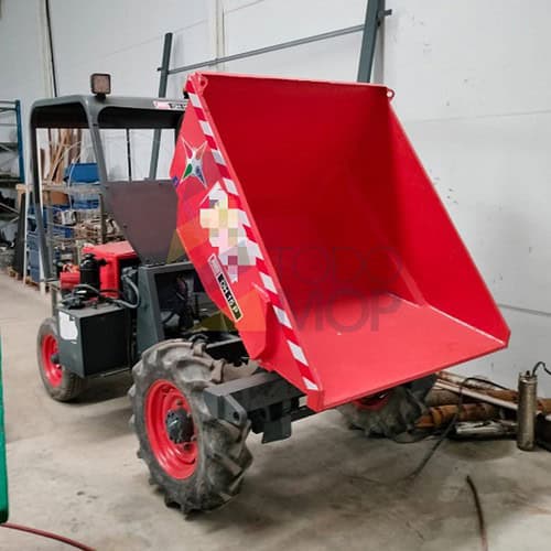 Dumper AGRIA Modelo: DH15, Año Fabricación 2000, Matriculado. Capacidad de Carga: 1500 Kg, Peso en vacio: 1020 Kg, listro para trabajar.