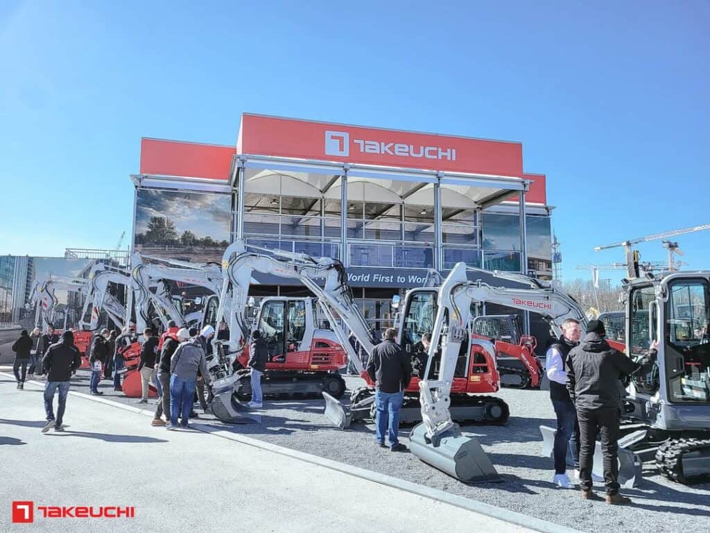 TAKEUCHI en BAUMA