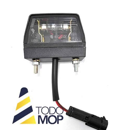 LUZ DE MATRÍCULA JCB 550-80