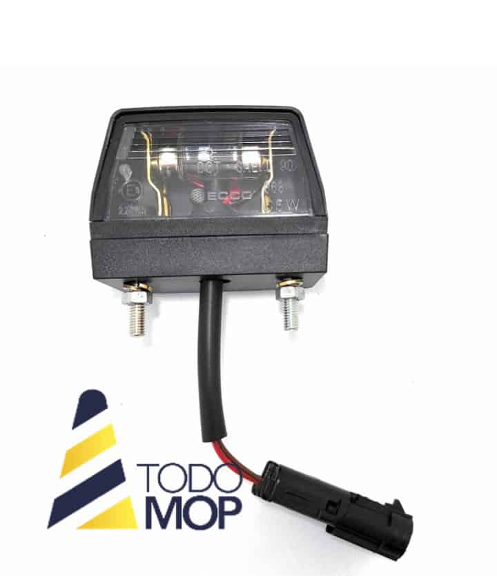 LUZ DE MATRÍCULA JCB 550-80