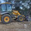 RetroCargadora, JCB, 3CX 14M4NE , 2015, 15.129 H, equipada con Mandos Pilotados, Pala 4 en 1, Horquillas, Brazo telescópico, tres cazos, Matriculada.