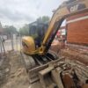 Miniexcavadora,CATERPILLAR, 304C CR, Año fabricación 2010, Horas: 5354, equipada con enganche mecánico, cazo de 40, 60 y limpieza. Giro cero.Con CE. Maquinaria lista para trabajar.