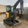 Miniexcavadora,VOLVO, ECR25D, Año fabricación 2016, Horas: 5556, equipada con enganche mecánico y dos cazos. Giro cero.Con CE. Maquinaria lista para trabajar.