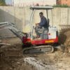 Mini Excavadora TAKEUCHI TB016 Canopy, Año fabricación 2008, Horas: 5.000 H Aprox, equipada con cazo de 40, Cazo de 60, Enganche mecánico, Instalacion hidráulicas para martillo .