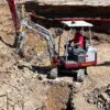 Mini Excavadora TAKEUCHI TB016 Canopy, Año fabricación 2008, Horas: 5.000 H Aprox, equipada con cazo de 40, Cazo de 60, Enganche mecánico, Instalacion hidráulicas para martillo .