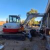Miniexcavadora TAKEUCHI TB260 , Año fabricación 2016, Horas: 3367 H, equipada con tres cazos , Enganche Hidráulico, tres instalaciones hidráulicas