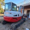Miniexcavadora TAKEUCHI TB260 , Año fabricación 2016, Horas: 3367 H, equipada con tres cazos , Enganche Hidráulico, tres instalaciones hidráulicas
