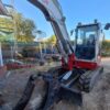 Miniexcavadora TAKEUCHI TB260 , Año fabricación 2016, Horas: 3367 H, equipada con tres cazos , Enganche Hidráulico, tres instalaciones hidráulicas