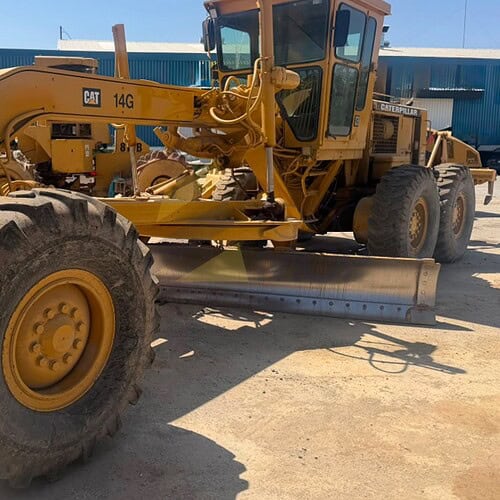 Motoniveladora, CATERPILLAR 14G, Año fabricación 1982. Sin matricular. Transmisión: Powershift de directa inversión. Bomba caudal variable.